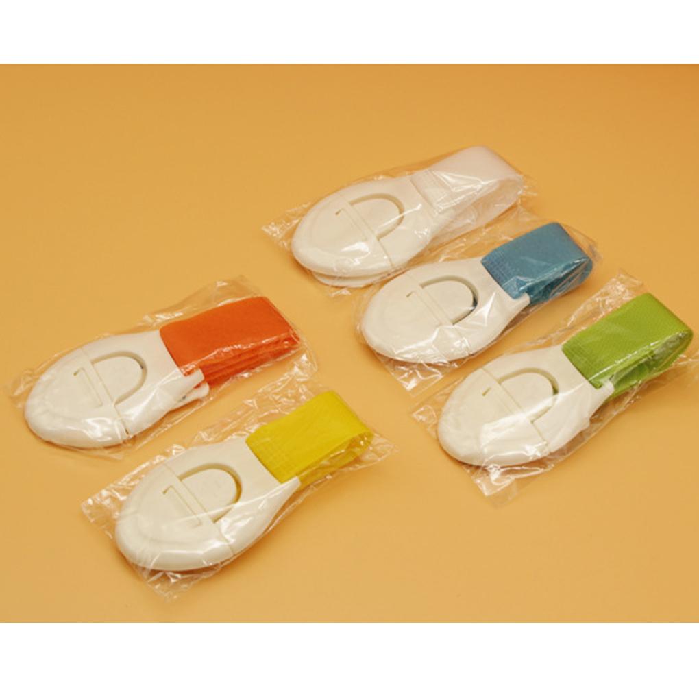 10pcs Child Protection Lock Color Nylon Webbing Multifunctional Adjustable Cabinet Drawer Safety Lock Household