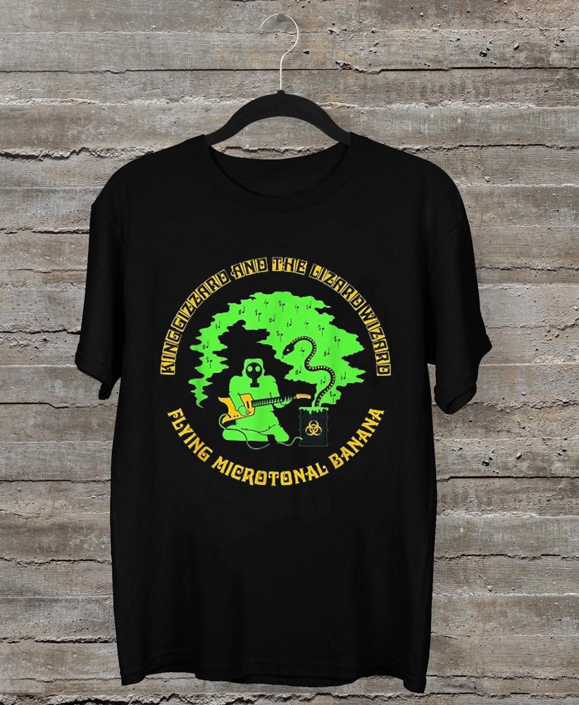 King Gizzard And The Lizard Wizard Kurzarm Schwarz Alle Größen T-Shirt AG1165 Unisex T-Shirt