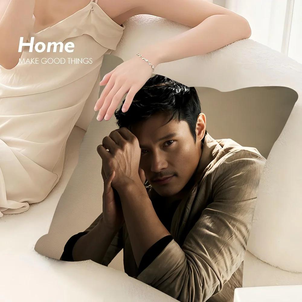 L-Lee Byung Hun Pillow Case Polyester Fabric Throw Pillows Sofa Home Decoration Accessories Pillow Cover