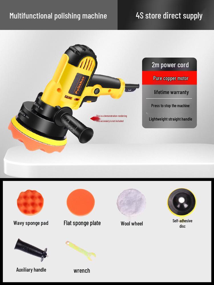 Car Polishing & Waxing Handheld Electric Glazing Machine