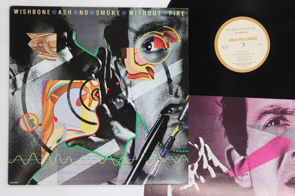 LP Record WISHBONE ASH - No Smoke Without Fire MCA3060 MCA 1978 Non Japan Rock Used