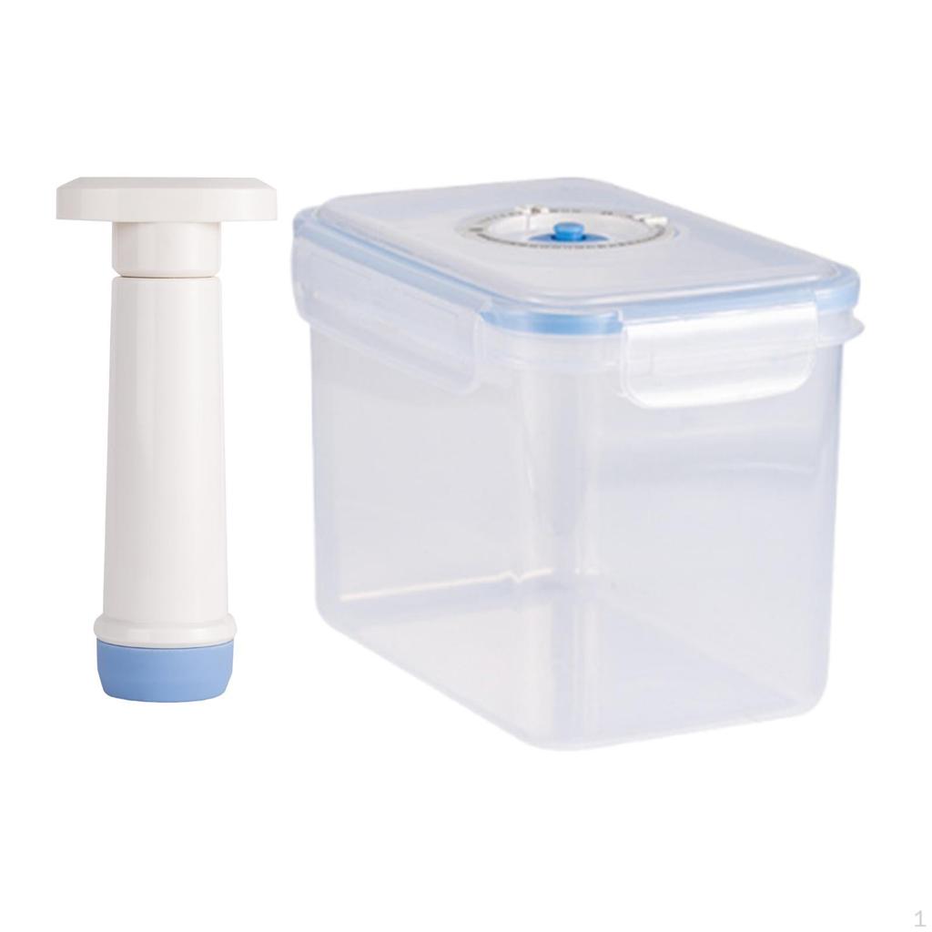 Food Preservation Container with Vacuum Pump for Meal Prep And Storage