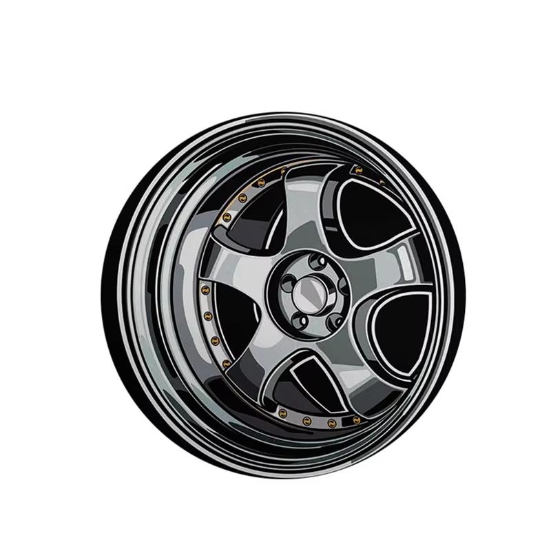 Circular tire pattern carpet for bedroom decoration living room interior creative design carpets bedside area non-slip rugs