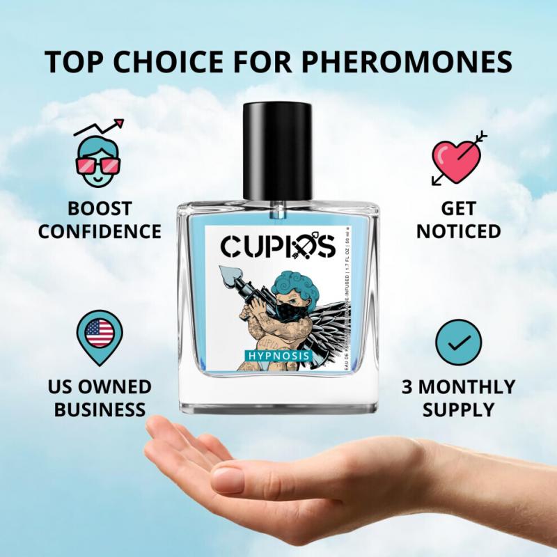 Cupids Original EDP Hypnosis 2.0 Kolínska voda pre mužov s feromónmi - Skutočný feromónový parfum 50 ml (1.7 Fl Oz)