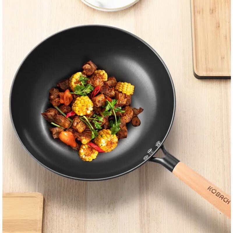KOBACH Chinese Iron Wok 32cm