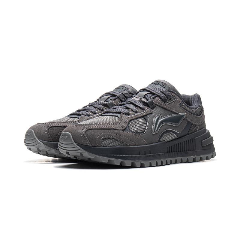Li-Ning Chengfeng 2.0 Low Top Women Casual Shoes Ink Gray Rubble Gray AGCU340-1