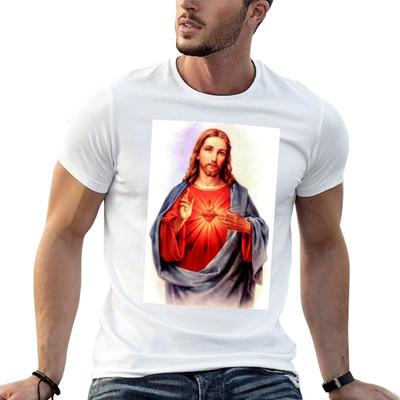Sacred Heart Of Jesus Tshirt Casual Fashion Print Tee Top