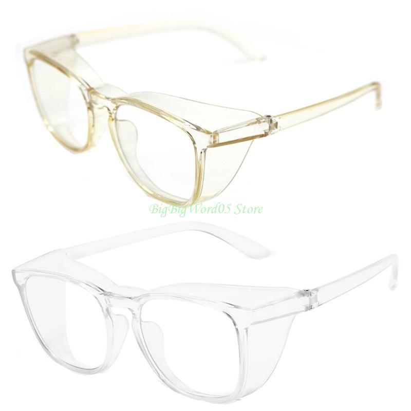 24TE Vented Safety Goggles Clear Eye for Protection Anti Fog Glasses Protective Anti Dust Eyewear Lab Workplace Outdoor Riding