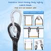 Folding Kayak Boat Rope Ladder, 4-Steps Marine Rope Ladder Extension Assist Boat Ladder Swim Ladder for Inflatable Boat