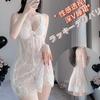 Sex underwear sexy temptation lace women's deep V cup transparent suspender loungewear batch