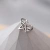 Exaggerated Personality Silver Color David Star Rings For Women Wedding Jewelry Adjustable Antique Finger Ring Anillos