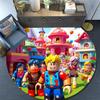 Roblox,Round Area Rug,Carpet Rug for Living Room Bedroom Sofa Playroom Decor,Non-slip Floor Mat