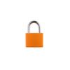Yellow Long-Shackle Colored Mini Brass Padlock 20mm - Customizable Logo Keyed Alike Suitcase Lock