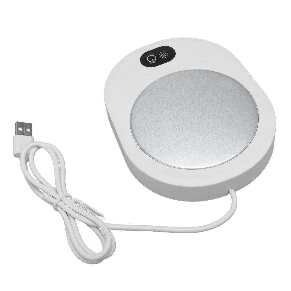 Podgrzewacz do kubka z kawą Aluminiowy 50 stopni Celsjusza Stała Temperatura 13W Łatwy do czyszczenia Elektryczny Podgrzewacz do Kubka do Biura