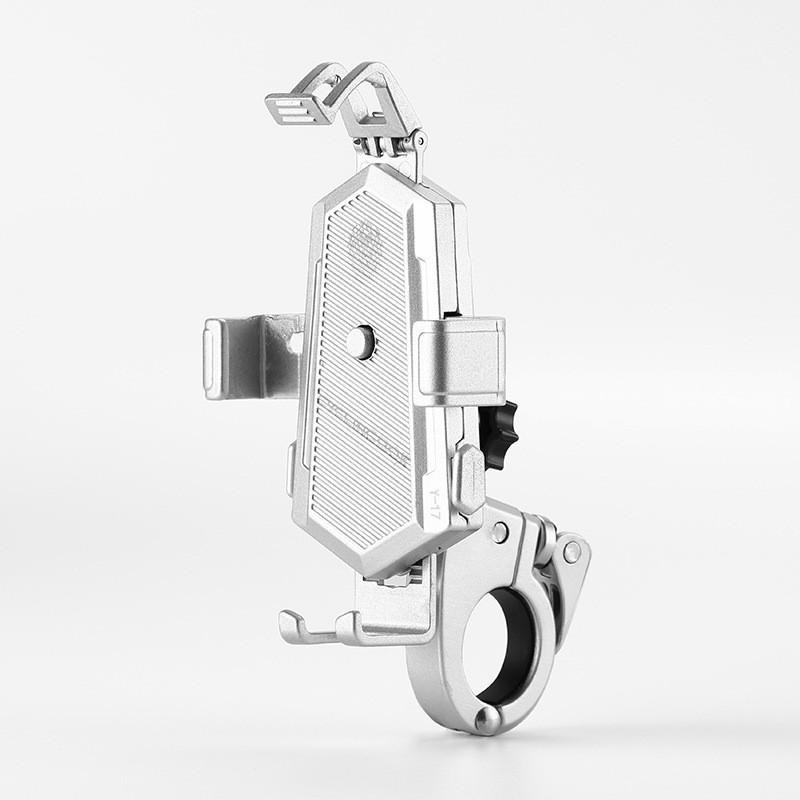 

Cycling Phone Support With Onebutton Lock And Adjustable Aluminum Frame For Bike Riders срібний