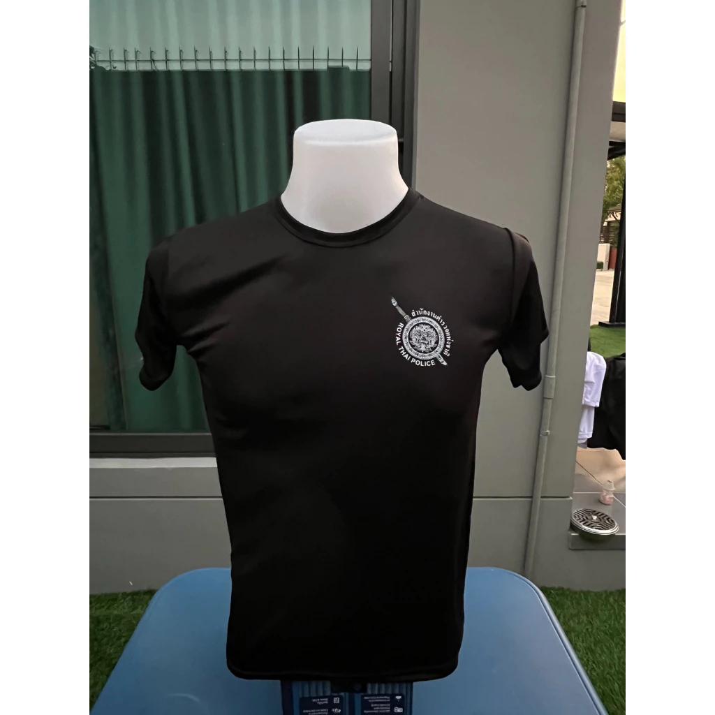 T Shirt Royal Thai Police Thailand Undershirt V Neck O Neck Round Neck Short Sleeve  Print Quick Dry National Uniform Men Women Unisex