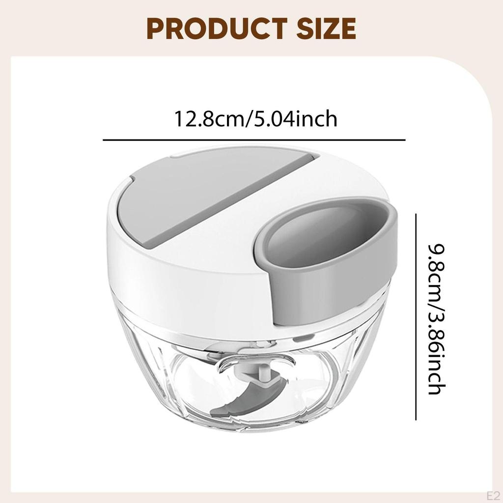 Garlic Mincer Manual Food Processor Hand Pull String Onion Cutter Vegetable Chopper for Fruits Chili