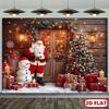 2D Planar Door Decoration Banner, 1 Large 2D Christmas Door Decoration Banner, Suitable for Birthdays, baptismsZL