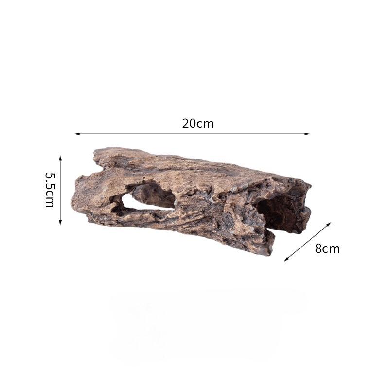 Caverna Esconderijo para Répteis Abrigo de Casca Natural para Tartaruga Lagarto Gecko Escorpião Aranha Anfíbio Decoração de Terrário Habitat Escalada