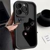 Phone Cover Case for iPhone 17 Pro Max 11 Air 17e 13 14 15 Plus 16 12 Pro Hello Cute Blacks Cat