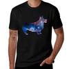Cosmic Corgi Tshirt Large Size Casual Short Sleeve Top
