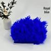 Red Lace Net Turkey Feather Strips for DIY Handmade Wedding Dance Costumes and Decorations