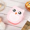 Cartoon Owl Shaped Lunch Box Bento Box Kids Portable Food Container Storage Box