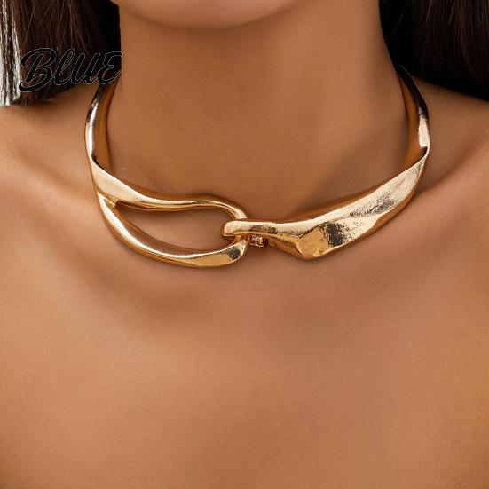 Fashionable Accessory Women Chunky Necklace Dainty Choker Hypoallergenic Alloy Jewelry
