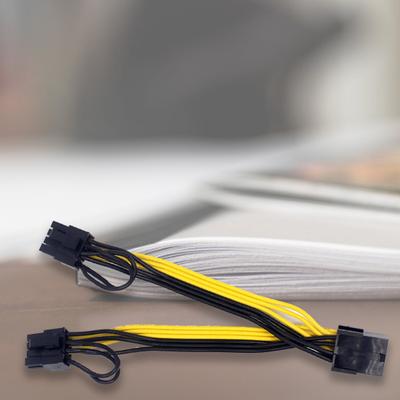 PCI-E 6-pin To 2x 8-pin GPU Graphics Card Power Splitter Cable PCI Express