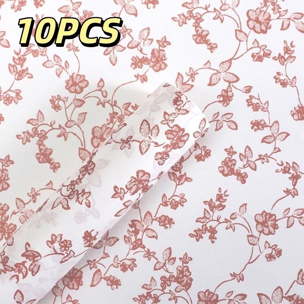 10pcs Waterproof Flower Wrapping Paper Wedding Bouquets Packing Material  Gift Presentation