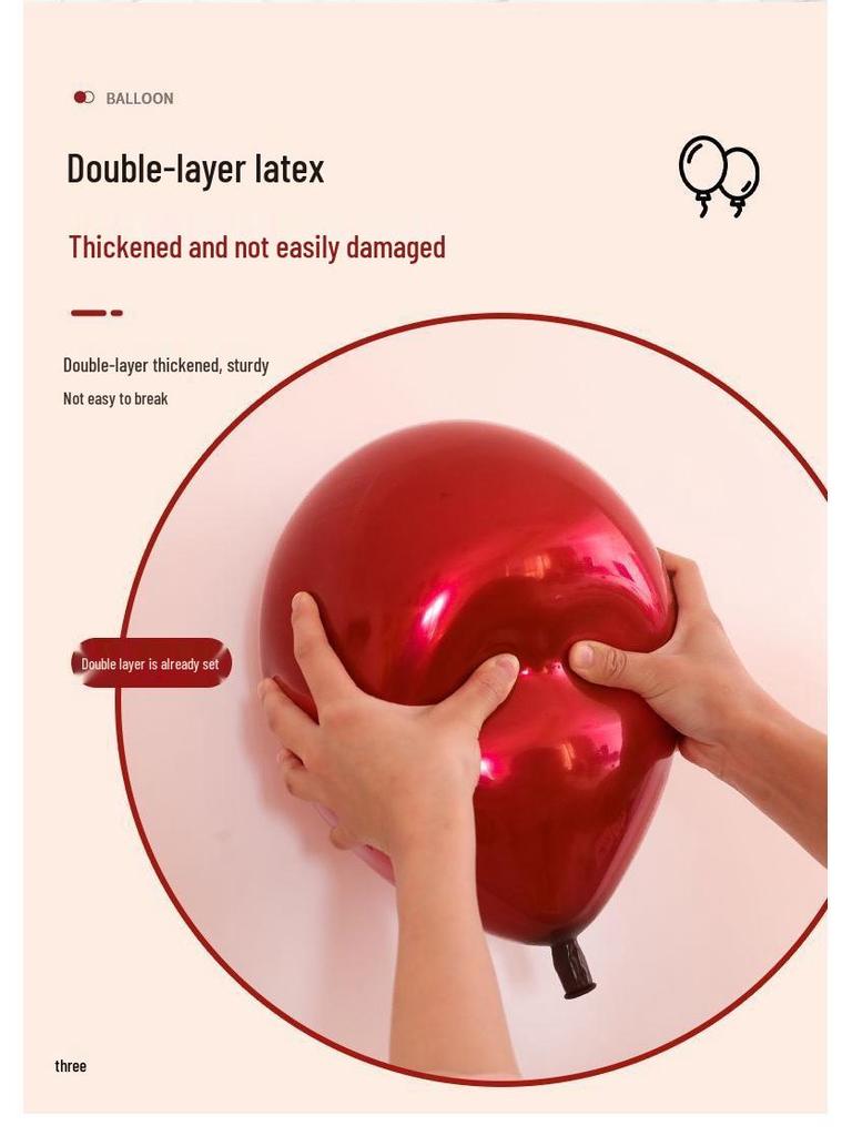 Romantisches Hochzeitszimmer Boden- und Tischballondekorationsset