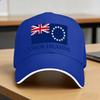 Summer Cook Islands Flag Baseball Cap Kpop Rock Fashion Custom DIY Sun Hip Hop Hats Women Unisex High Quality Snapback Cap