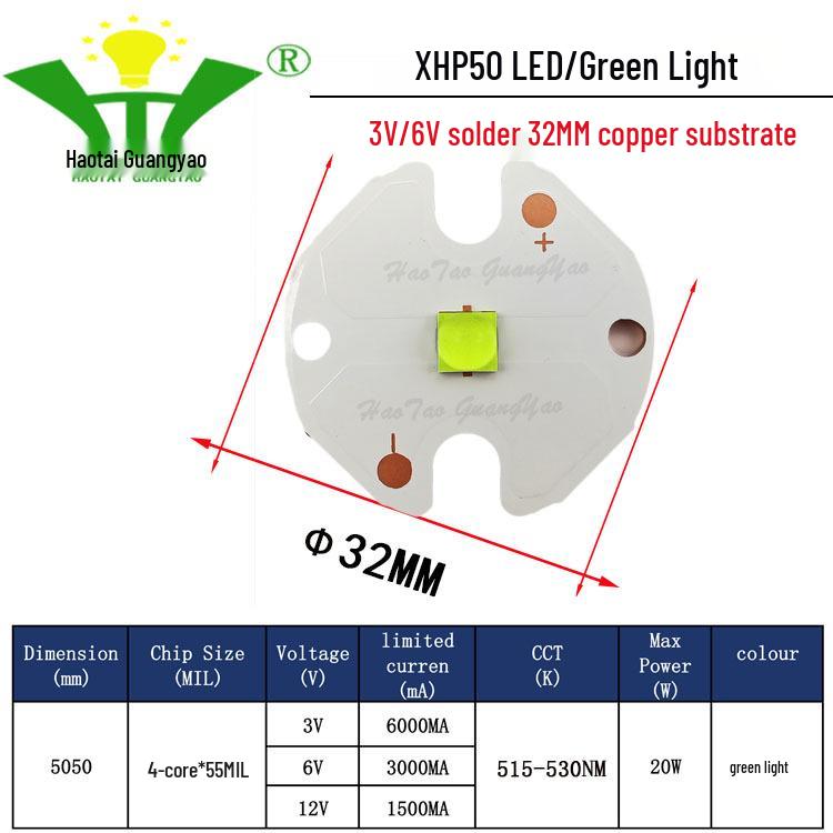 Imitation CREE XHP50 2nd Gen 5050 LED Chip 20W High Power LED Surface Mount Light Source