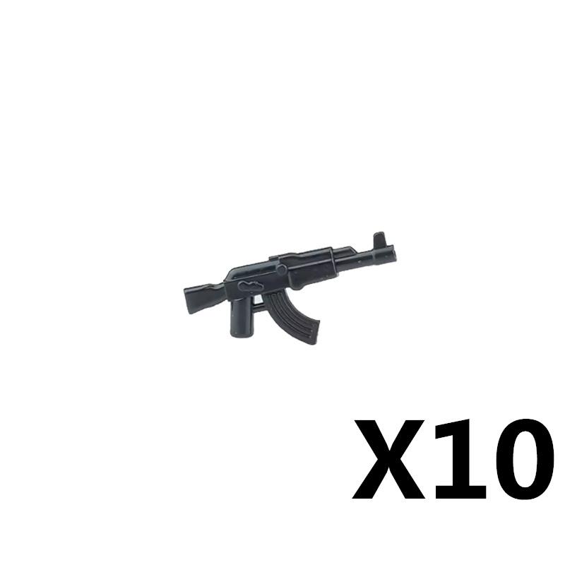 Vojáci Figurky Zbraně Stavebnice Pistole Poposha MP40 Puška AK74 Raketomet Kulka Plamenomet Hračky Dárek T051