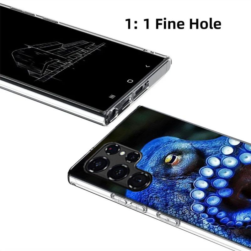 This is a Big Octopus Cases Phone Case for Samsung Galaxy S26 Ultra S25 Edge S24 S23 FE S21 Plus S20 S22 Cover TPU Capa Shell Sh