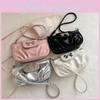 Sleek Silver Bow Shoulder Bag For Women Contemporary 2024 Trendy Underarm Purse