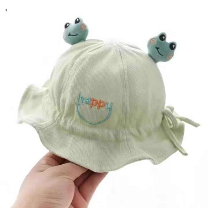 Adorable Baby Sun Protection Bucket Hat for Boys & Girls - Cute Newborn Spring & Autumn Hat