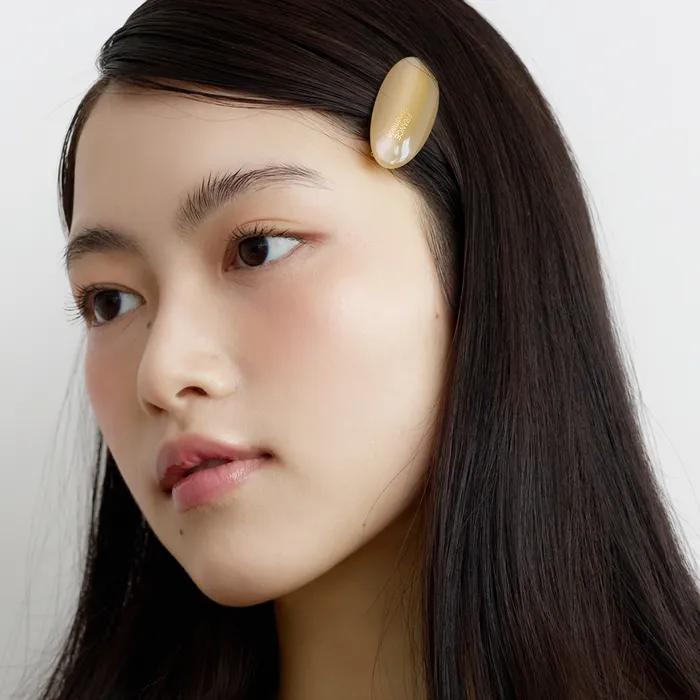 Oval Simple Hair Pin (3colors)