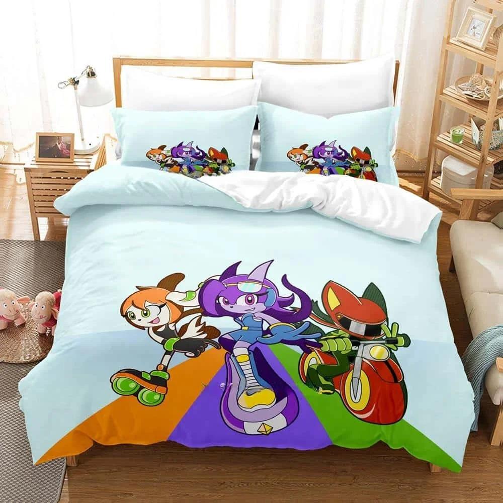 3d Printing Cartoon Game Freedom Planet Bedding Set Single Twin Full Queen King Size Bed Set Adult Kid Bedroom Duvet Cover Sets