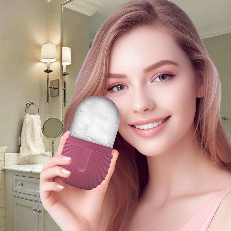 1PC Ice Face Roller Reusable Silicone Ice Mold Face Massage Eye Facial Beauty Skin Care Tools Apply Ice for Shrink Pores