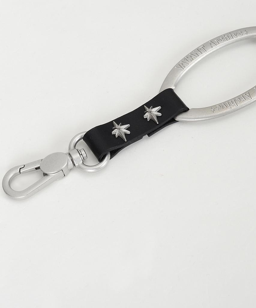 Beikeonteuakaibeu Ringana O-Ring Chain Belt Black