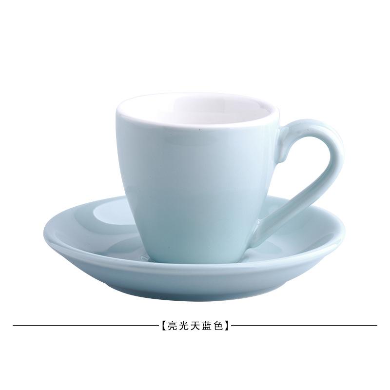 Cupa Cană Creativă Europeană Extra Rezistentă 80cc Ceașcă pentru Latte Set Ceașcă de Cafea Ceașcă pentru Latte Ceașcă Ceramică