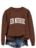 Spring-Fall ER Nurse Hoodie - Casual Round Neck Top