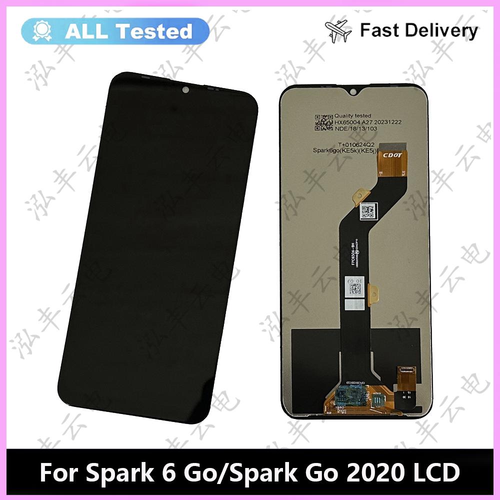 

LCD Screen and Digitizer Full Assembly for Tecno Spark Go 2020 KE5S