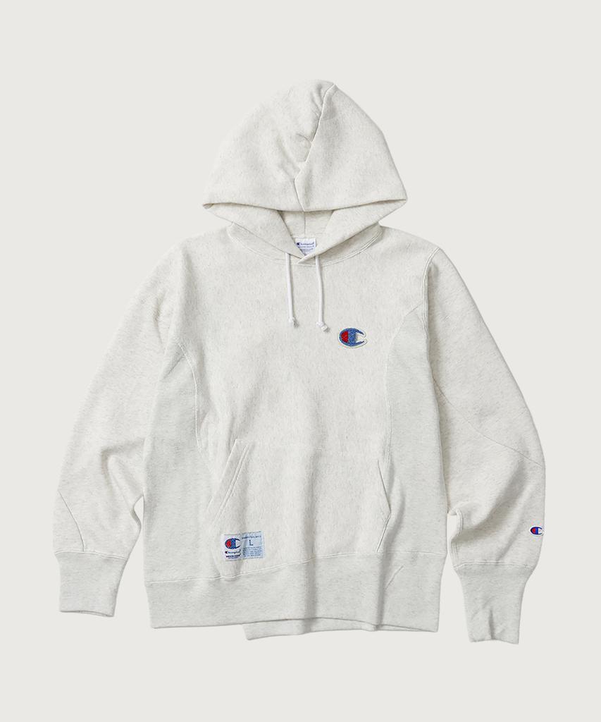 CHAMPION X Undercover Reverse Weave Structured Hoodie Oatmeal