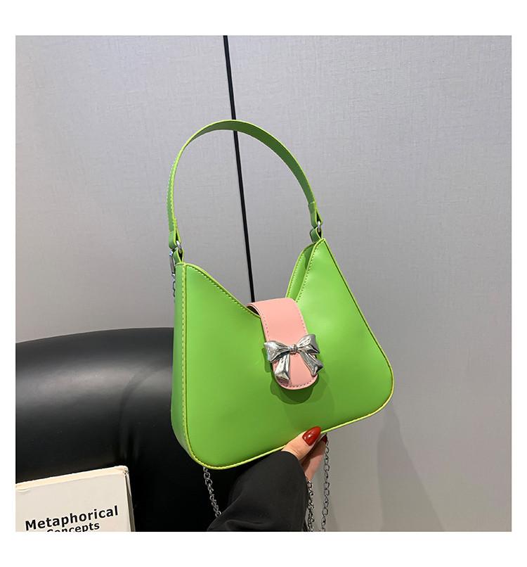 Stylish Pu Bowknot Saddle Handbag For Women Versatile For Casual Commuting