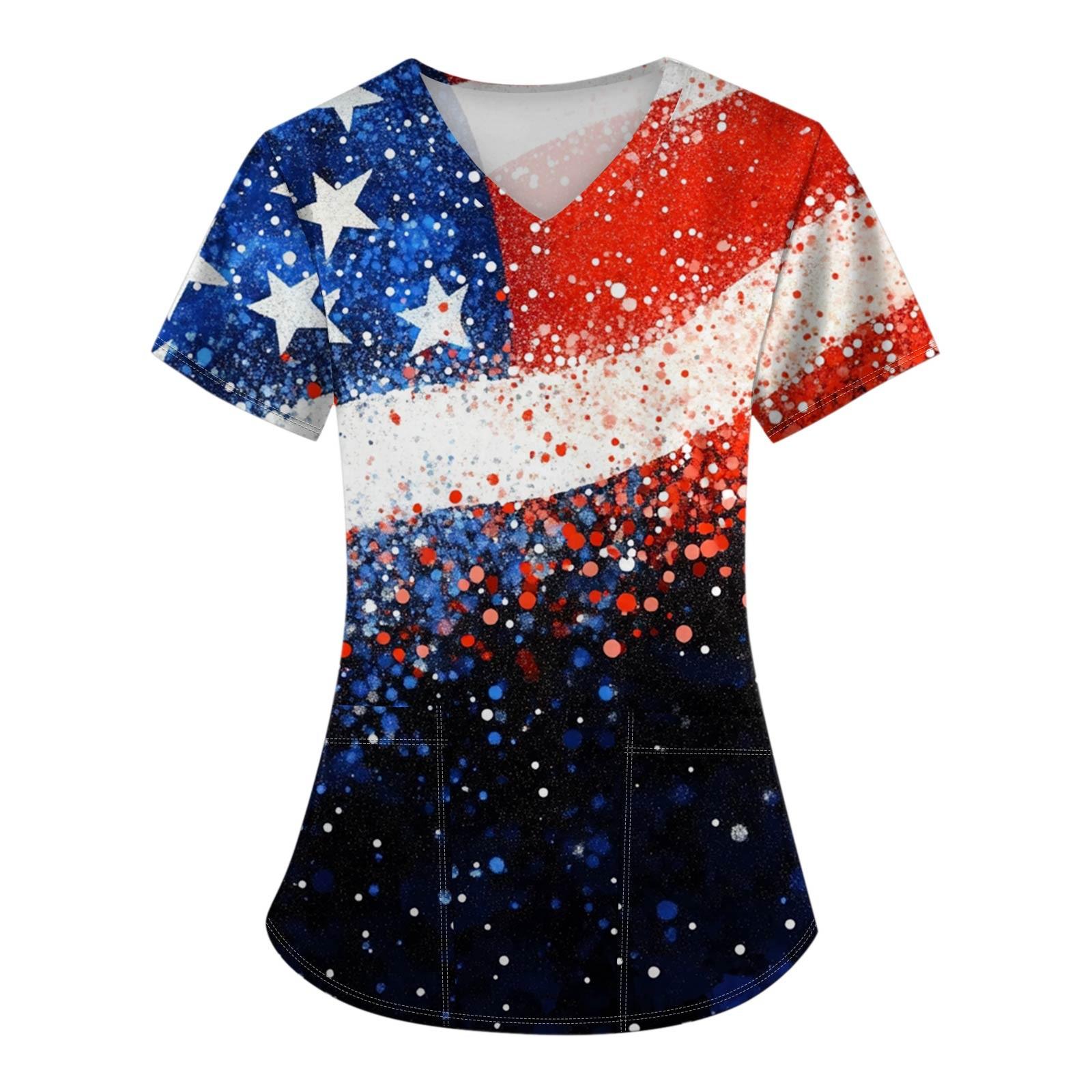 

Women s Fashion Printed Short Sleeve Overalls With Pocket Tops Clothes XXXXXL чорний