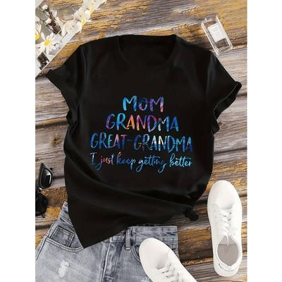 Damen Rundhals-T-Shirt, Einfaches Design, Bequem und Atmungsaktiv, Geeignet für den täglichen Freizeitgebrauch und vielseitig, Zeigt einen natürlichen und eleganten Stil