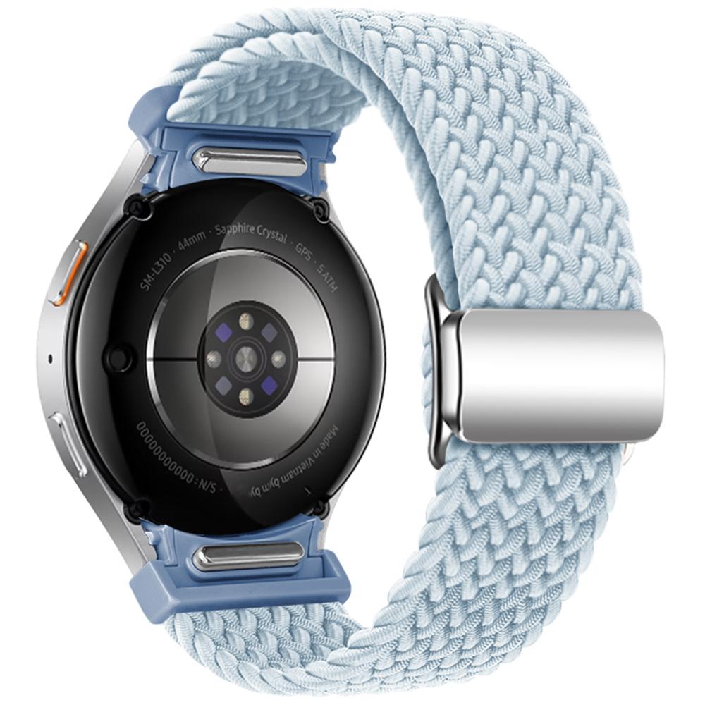 For Samsung Galaxy Watch FE 40mm/Watch7/6/6 Classic/5/5 Active/5 Pro/4/4 Classic/4 Active Braided Watch Band Magnetic Strap