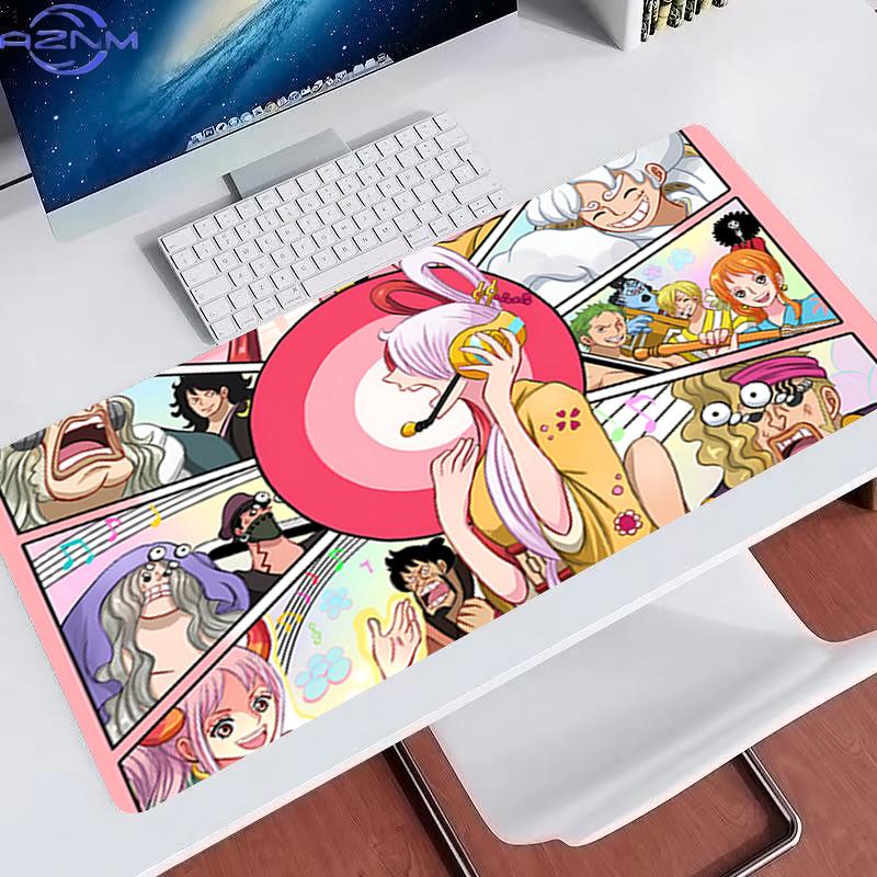 Colorful Mouse Pad Laptop Computer Gamer Desk Mat Anime E-sports Mousepad Large Gaming Keyboard Pad One Piece Uta Cute Mausepad